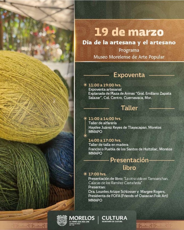 Celebró Morelos este jueves 19 el Día Internacional del Artesano