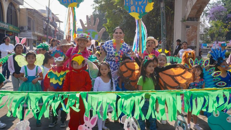 Jiutepec, lleno de color y alegría  gracias al Desfile de la Primavera