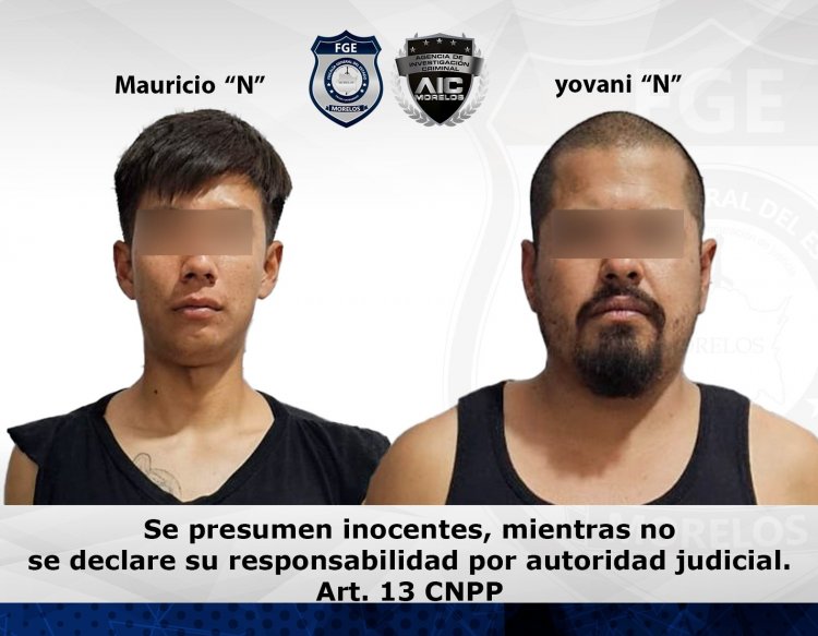 Dos masculinos, vinculados a proceso por delitos de drogas