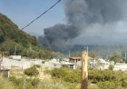 Se incendió el basurero del paraje Tezontle en Huitzilac