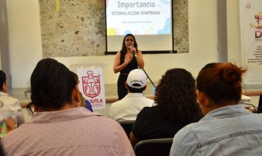 DIF Jojutla impartió taller de estimulación temprana