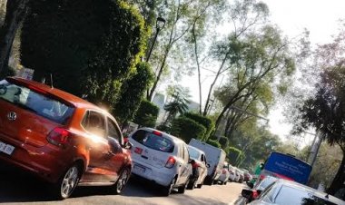 Caos total se vivió en la salida  de la CDMX hacia Cuernavaca
