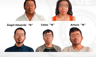 Cuatro varones y una dama  cayeron con droga en Jojutla