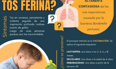 No se deja de insistir en necesidad de  atender oportunamente la tos ferina