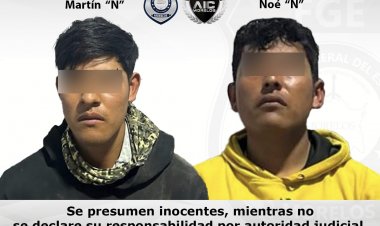 Por haber lanzado amenaza de  muerte, aprehendidos estos dos