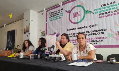 Exigen a diputados garantizar  paridad de género en alcaldías