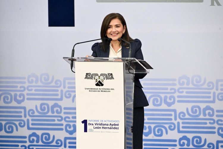 Presentó León Hernández su 1er informe en la UAEM