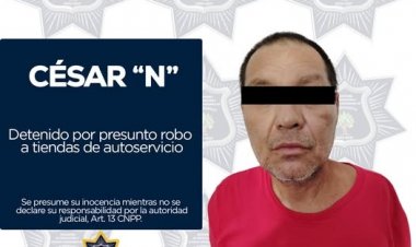 En Cuernavaca, presunto  asaltante de tiendas cayó