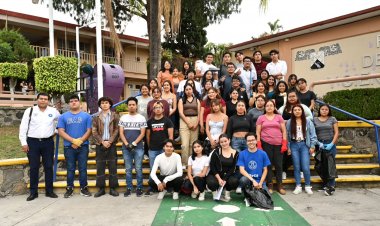 Unidades académicas universitarias  participan en Tequio a favor de la paz