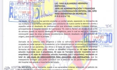 Insuficientes analgésicos en el estado denuncia sindicato