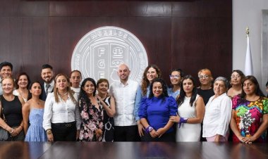 Fiscal Edgar Maldonado sostiene reunión de trabajo con integrantes de colectivos feministas