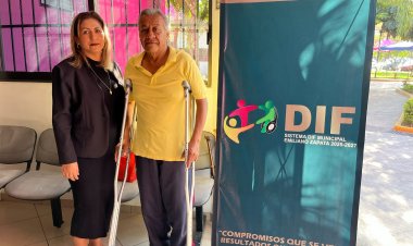 DIF Emiliano Zapata continúa entregando aparatos funcionales