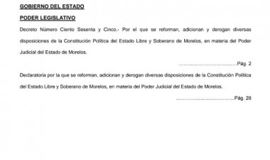 Reforma al Poder Judicial, publicada