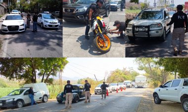 Informan resultados de operativo  simultáneo de revisión de vehículos