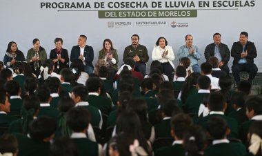 Ya suman 165 escuelas con  sistemas para captar lluvia