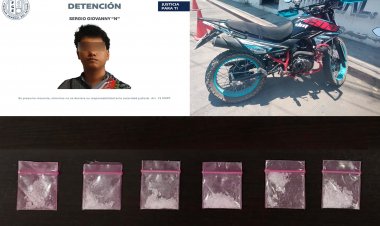 Cayó Sergio Giovanny con droga en Jojutla