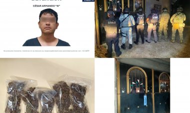 Un detenido en cateo en Zapata, en  una casa usada para venta de droga