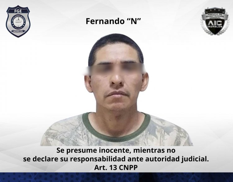 Fernando fue aprehendido en Puebla por feminicidio y tentativa