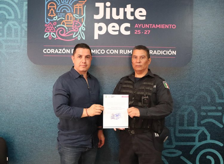 Edil Eder Rodríguez tomó protesta  al nuevo secretario de Seguridad