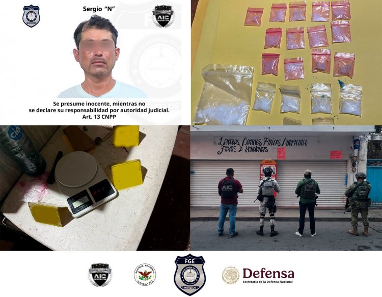 Agentes fueron a la tiendita; encontraron que, además de abarrotes, vendían droga