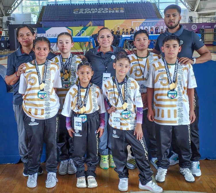 Superan clasificatorio nacional en disciplina de la gimnasia trampolín
