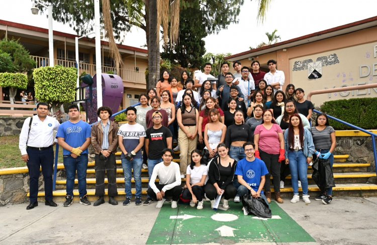 Unidades académicas universitarias  participan en Tequio a favor de la paz