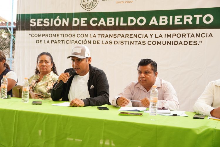 Con cabildo abierto en E. Zapata, se fortalece participación ciudadana