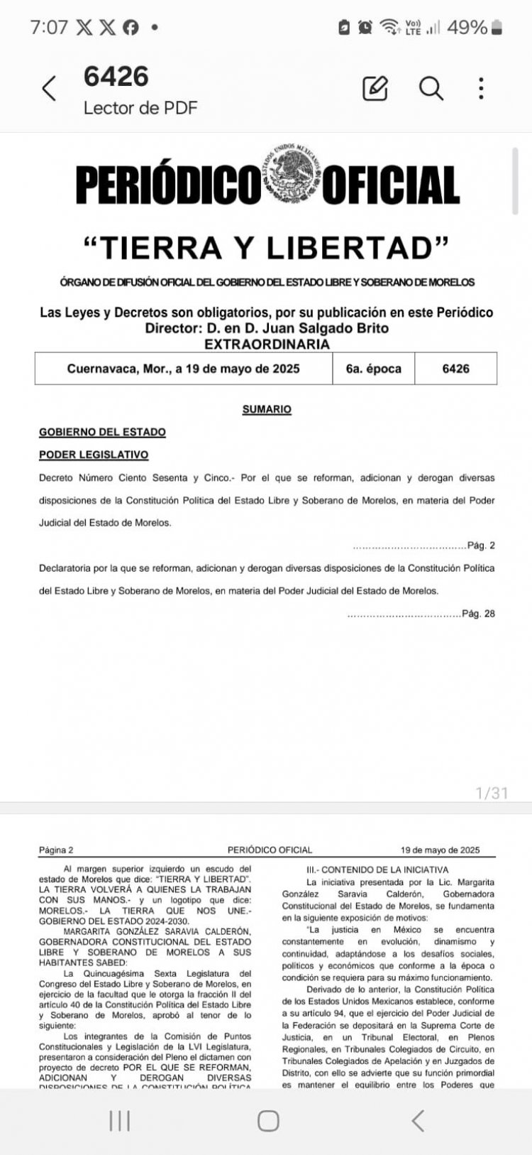 Reforma al Poder Judicial, publicada