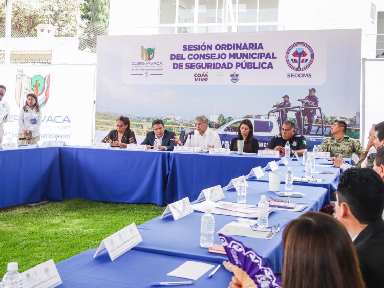 Fortalecen a Cuernavaca como ciudad segura