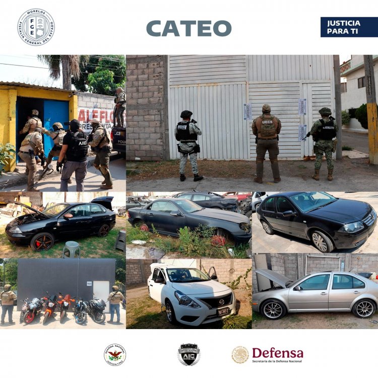 Aseguran una motocicleta desvalijada y un automóvil