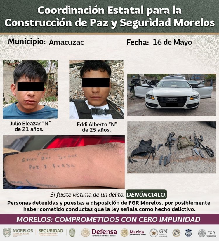 Las 7 regiones del estado han sido  testigas de triunfos sobre el crimen