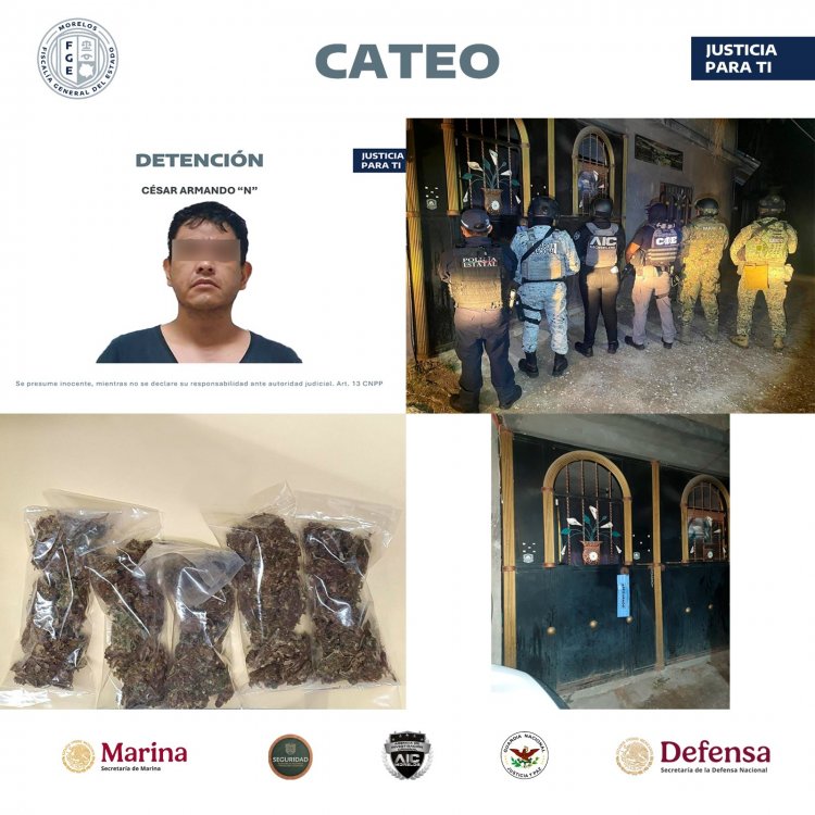 Un detenido en cateo en Zapata, en una casa usada para venta de droga