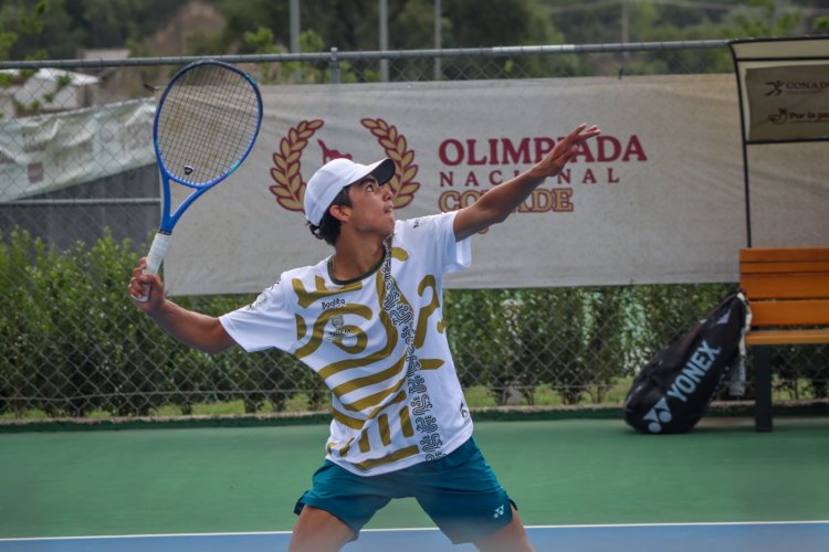 Los tenistas morelenses aseguran  medallas en la Olimpiada Nacional