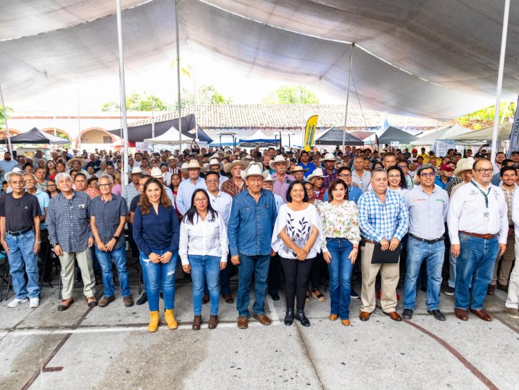 Morelos referente nacional en  el crédito a la palabra al agro