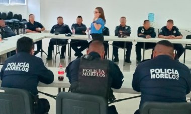 Capacitan a policías de municipios sobre  derechos humanos e igualdad de género