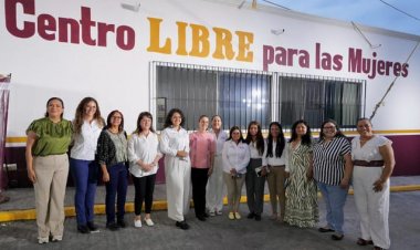 Inaugura Presidenta primer Centro LIBRE para mujeres en Temixco