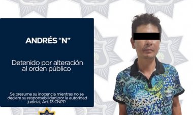 Hombre que generaba desorden y temor en Chapultepec, detenido