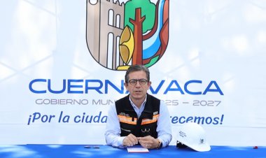 En Cuernavaca, la obra pública no se detiene
