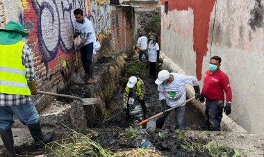 Hay acciones preventivas en Zapata  con limpieza y desazolve de canales