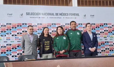 Anuncia la gobernadora partido del Tri femenil en el Coruco
