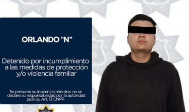 Por agresiones y amenazas fue aprehendido Orlando N