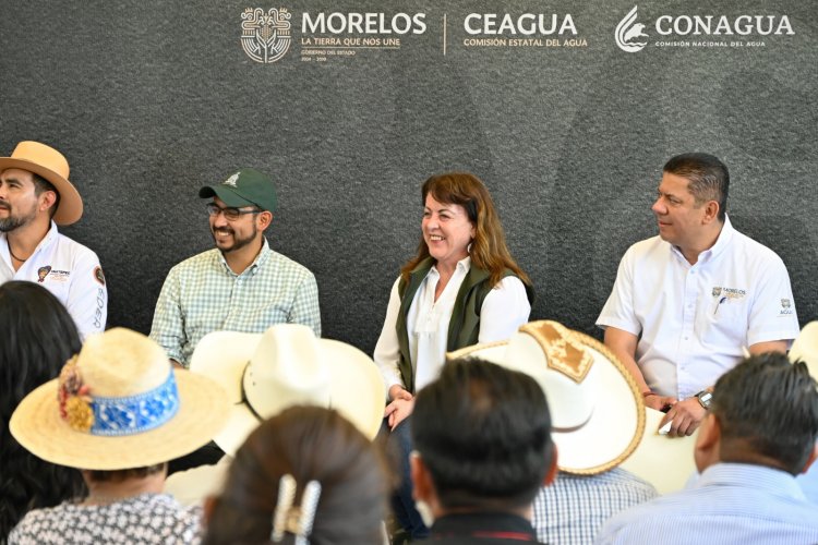 Con modernización de sistema  de riego se cumplió a Tepoztlán