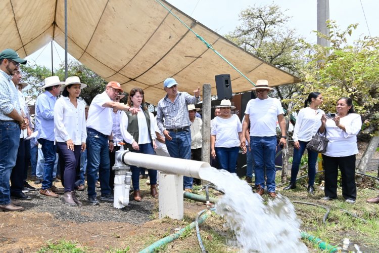 Con modernización de sistema  de riego se cumplió a Tepoztlán