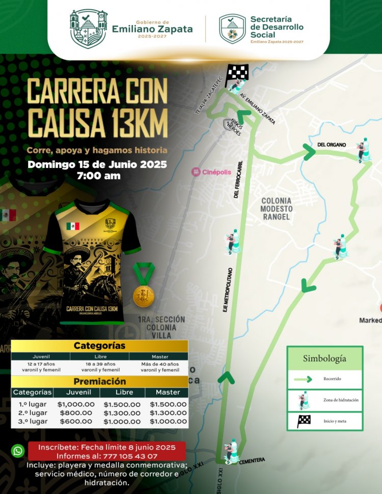 Invitan a Carrera con Causa