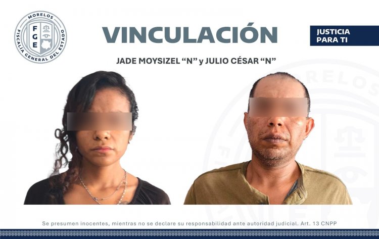 Vinculan a proceso a una pareja por homicidio calificado en Cuernavaca