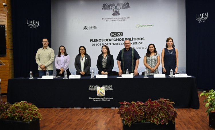 Analizan derechos políticos de  los morelenses en el exterior
