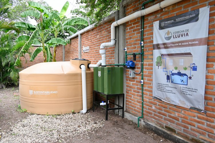 Ya fueron instalados 324 sistemas  de captación de lluvia en escuelas