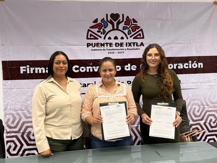 Se firmó convenio para centro libre en P. de Ixtla