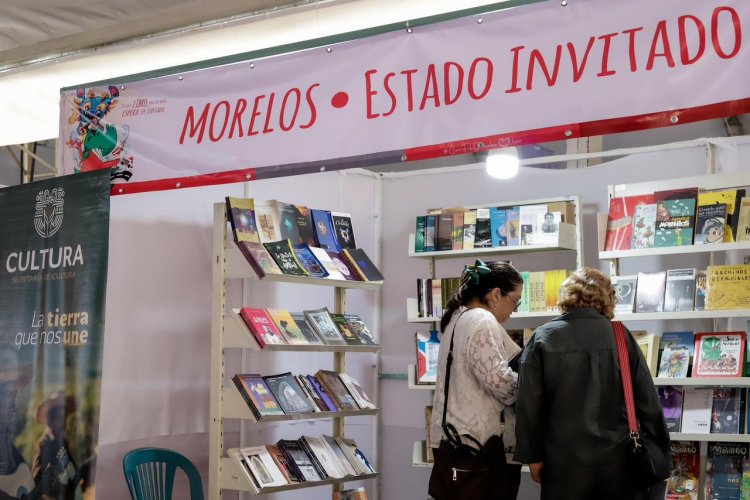 Destaca Morelos en Feria Internacional del Libro '25