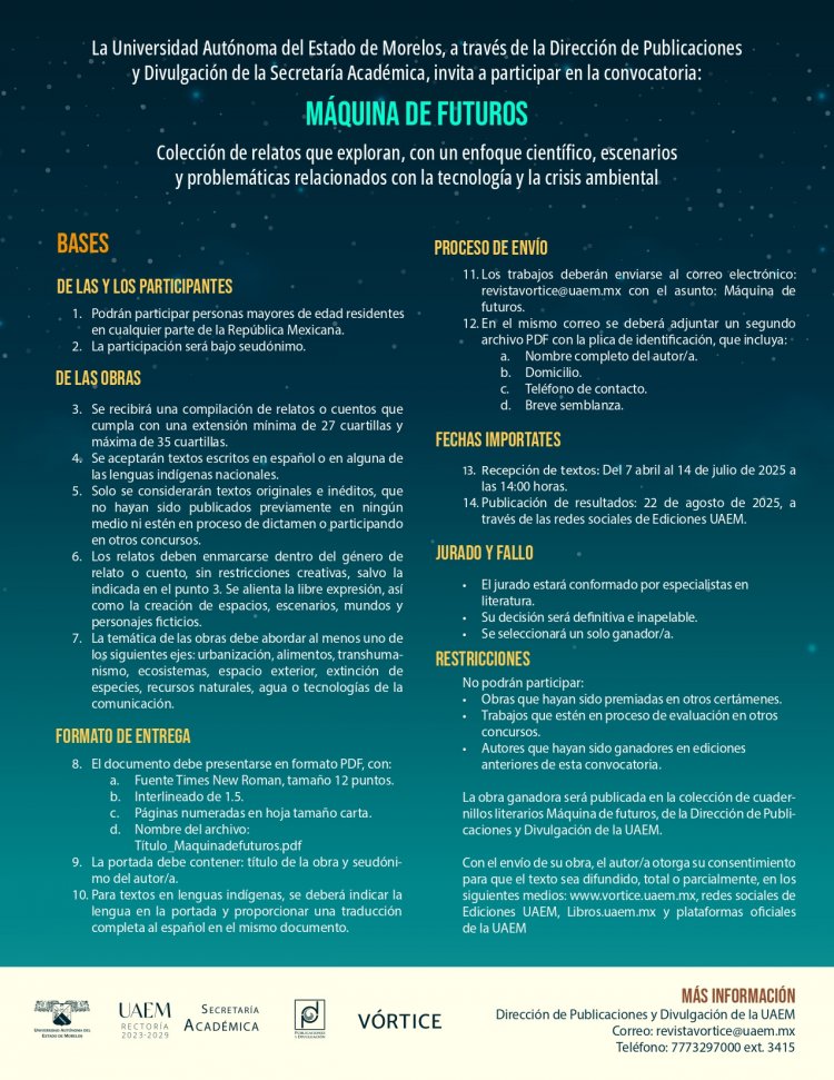 Concurso de relatos Máquina de Futuros
